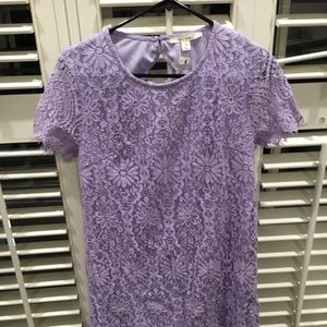 Lavender Eyelet Dress-size medium